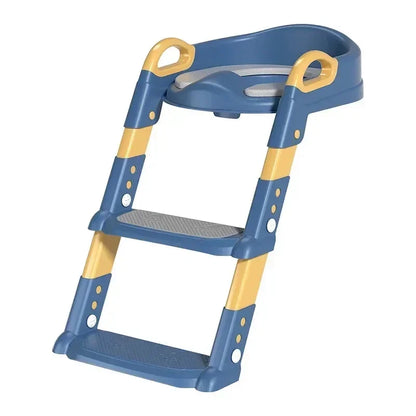 Foldable Kids Toilet Training Potty Ladder - Multi-functional Foot Stool for Boys & Girls