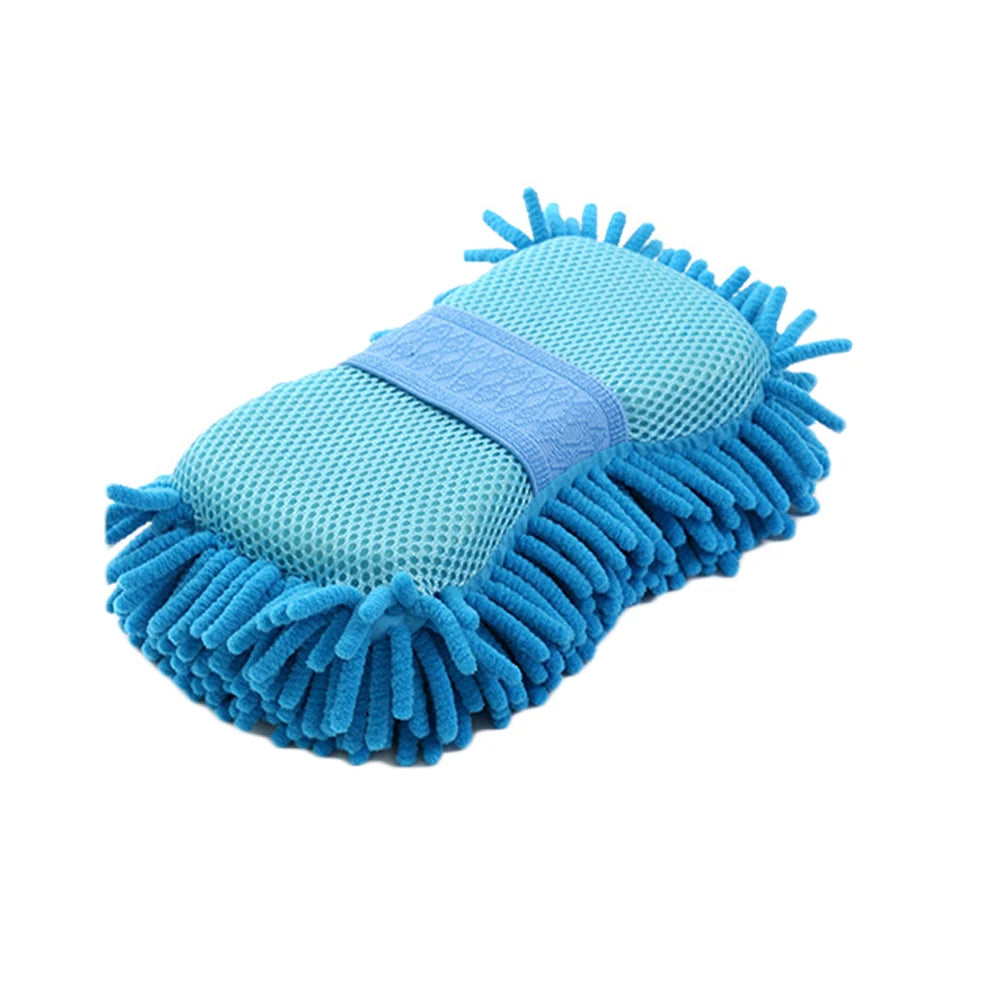 Microfiber Chenille Car Wash Sponge – Ultra-Soft, Scratch-Free Cleaning for Cars & More