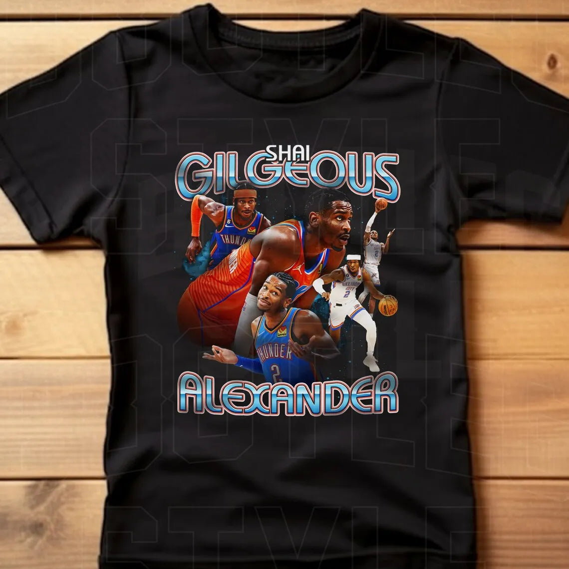 Chogolees™ Shai Gilgeous Alexander Bootleg Shirts,Rapper Homage Tees