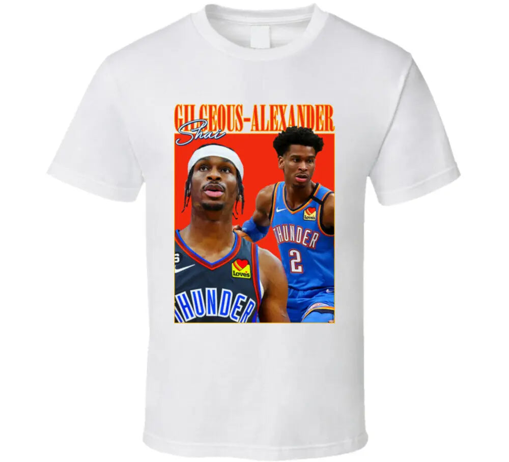 Chogolees™ Shai Gilgeous Alexander Bootleg Shirts,Rapper Homage Tees