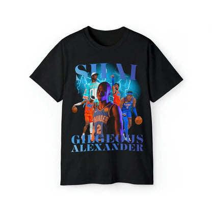 Chogolees™ Shai Gilgeous Alexander Bootleg Shirts,Rapper Homage Tees