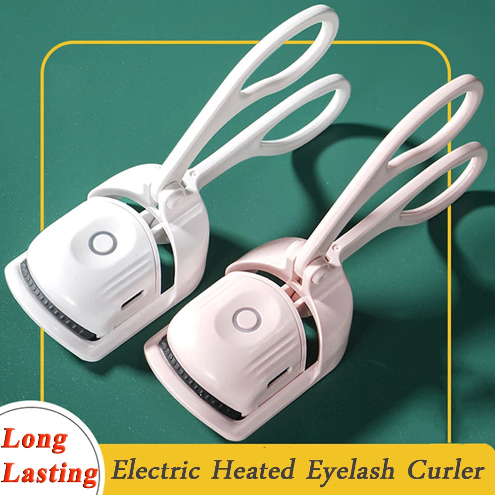 Electric Heated Eyelash Curler – USB Rechargeable Lash Curling Tool for Long-Lasting Lift & Volume