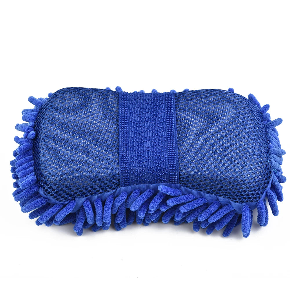 Microfiber Chenille Car Wash Sponge – Ultra-Soft, Scratch-Free Cleaning for Cars & More