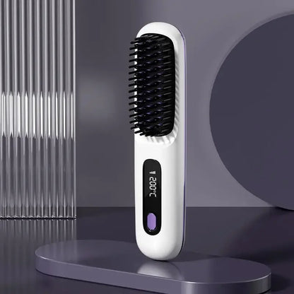 DUTRIEUX™ Wireless USB Ceramic Hair Straightening Brush