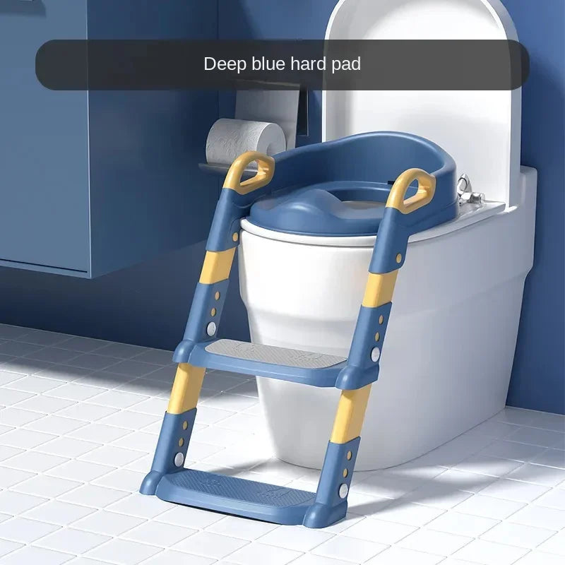 Foldable Kids Toilet Training Potty Ladder - Multi-functional Foot Stool for Boys & Girls