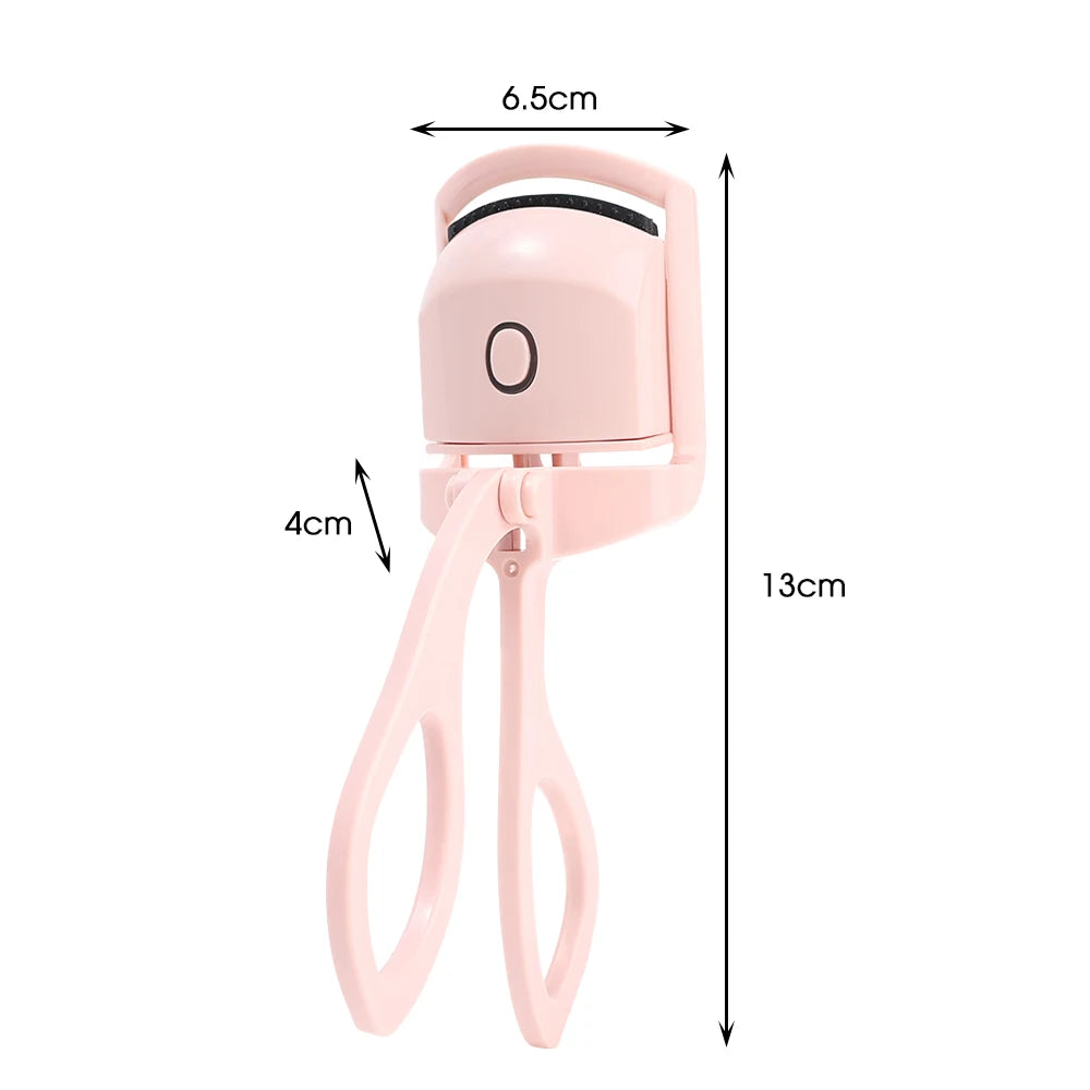 Electric Heated Eyelash Curler – USB Rechargeable Lash Curling Tool for Long-Lasting Lift & Volume