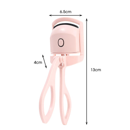 Electric Heated Eyelash Curler – USB Rechargeable Lash Curling Tool for Long-Lasting Lift & Volume