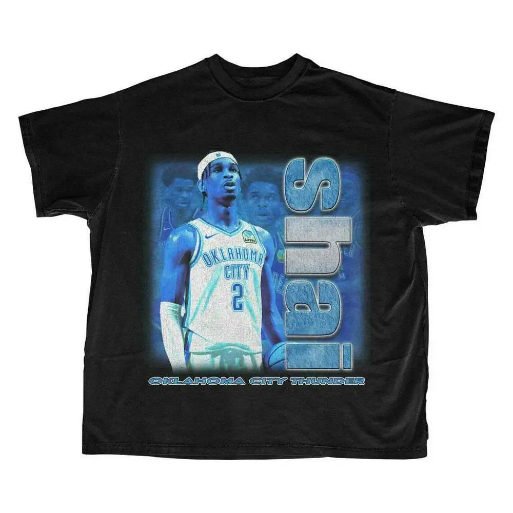 Chogolees™ Shai Gilgeous Alexander Bootleg Shirts,Rapper Homage Tees