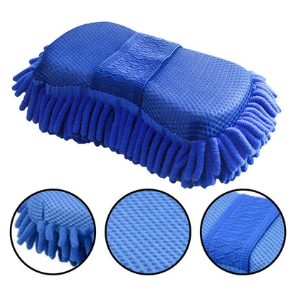 Microfiber Chenille Car Wash Sponge – Ultra-Soft, Scratch-Free Cleaning for Cars & More