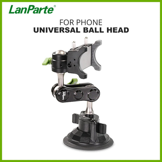 LamParte™ Car 360 Flexible Universal Ball Head Arm for Video Shooting