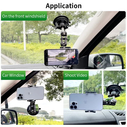 LamParte™ Car 360 Flexible Universal Ball Head Arm for Video Shooting